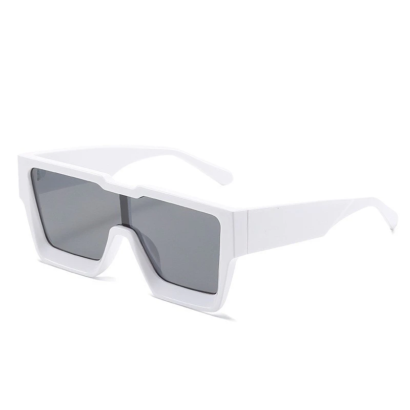 big black square sunglasses on white